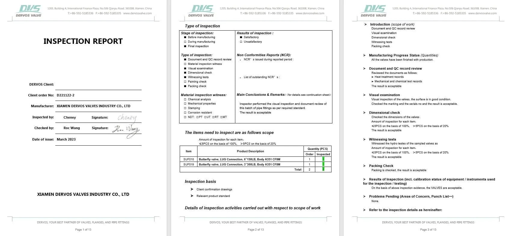 Inspection Report